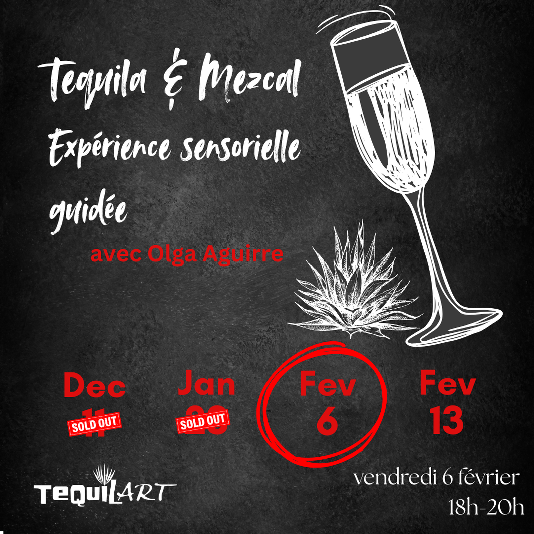 Téquila & Mezcal - Expérience sensorielle guidée
