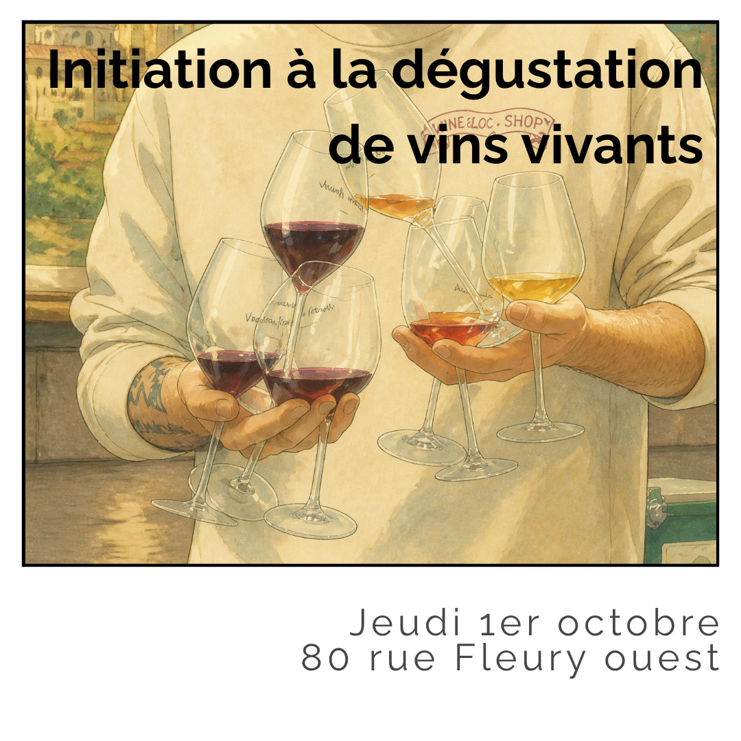 Initiation à la Dégustation de Vins Vivants
