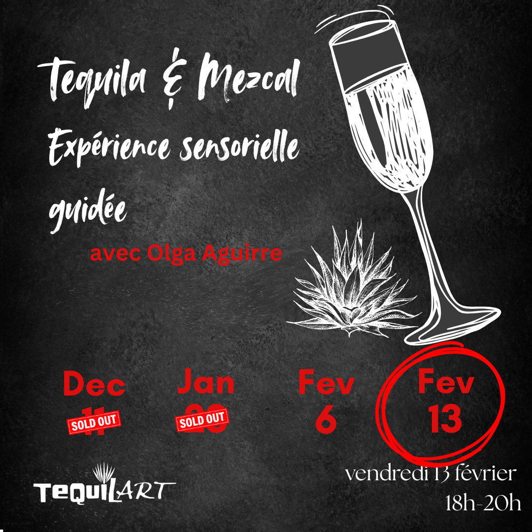 Téquila & Mezcal - Expérience sensorielle guidée (13 février)