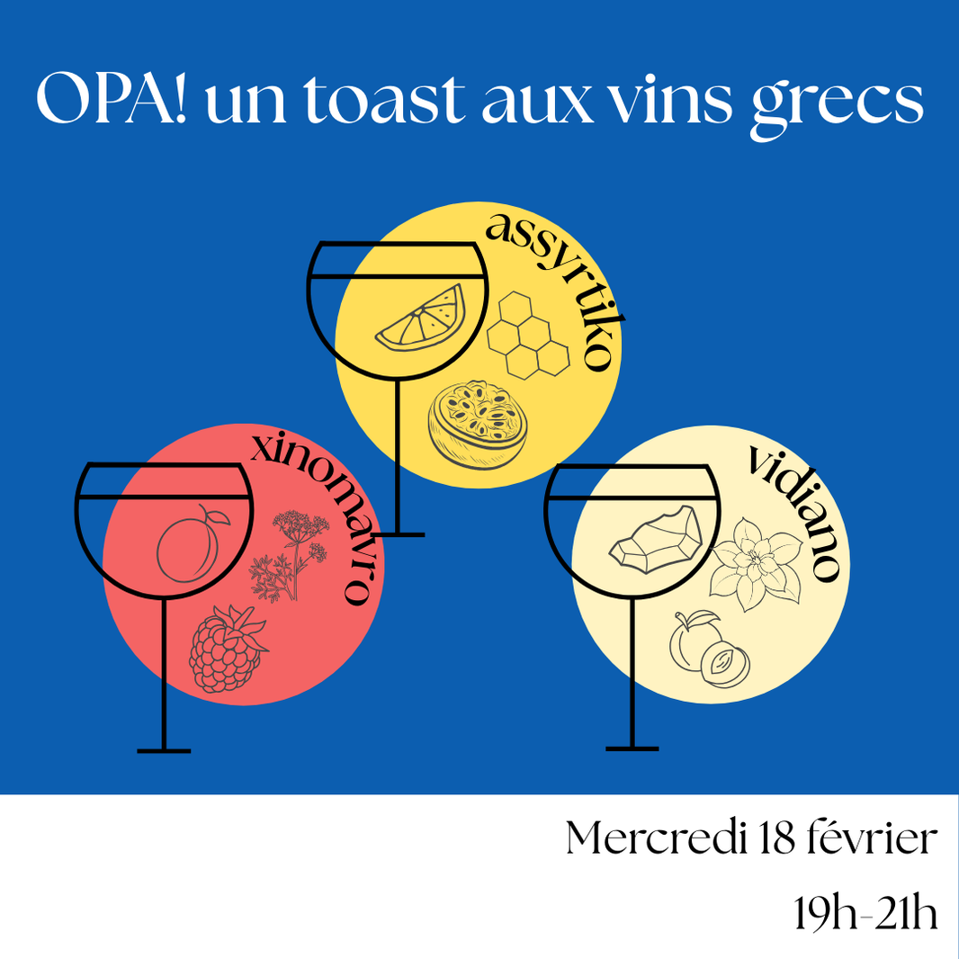 OPA! Un toast aux vins grecs