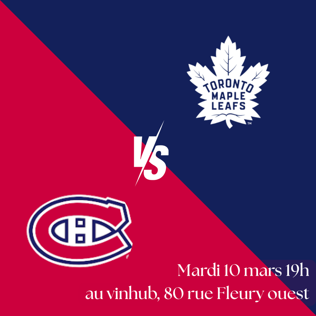 NHL Canadien de Montréal VS Toronto Maples Leafs